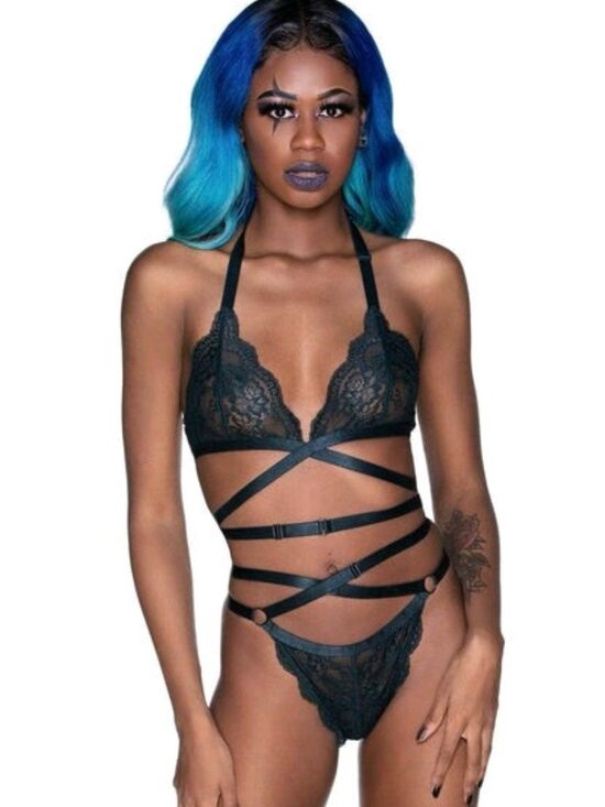 Killstar Other - NWT Killstar - She's Deadly Bra & Panty SET - size LARGE, Emerald Green